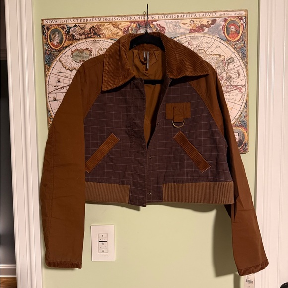 Anthropologie Plaid Cropped Jacket - Picture 5 of 8